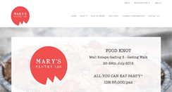 Desktop Screenshot of maryspastrylab.com